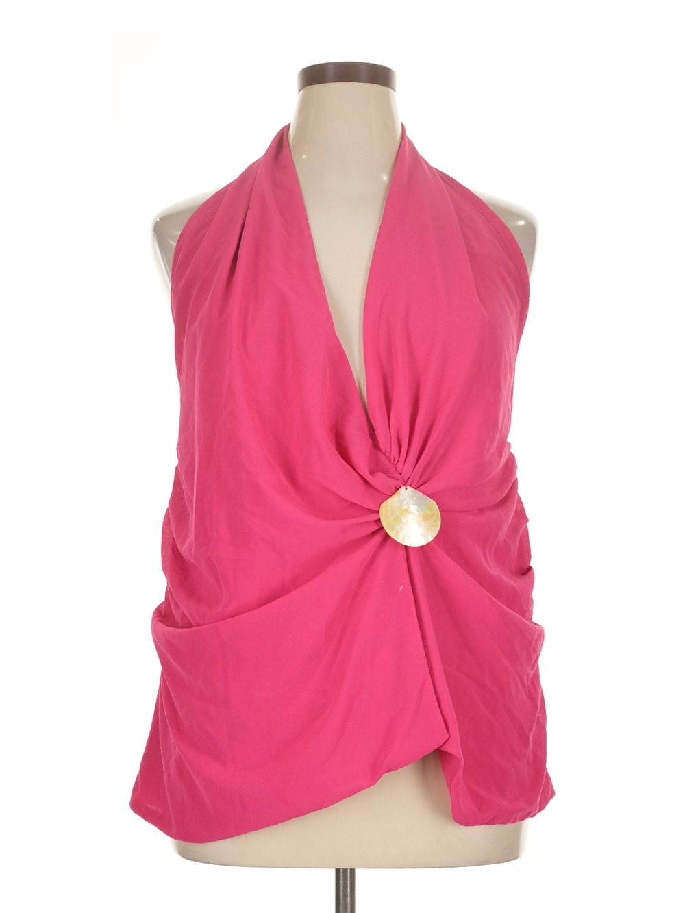Peppermayo Eleanora Plunge Mini Dress - Pink - Size 14 - Picture 7 of 11